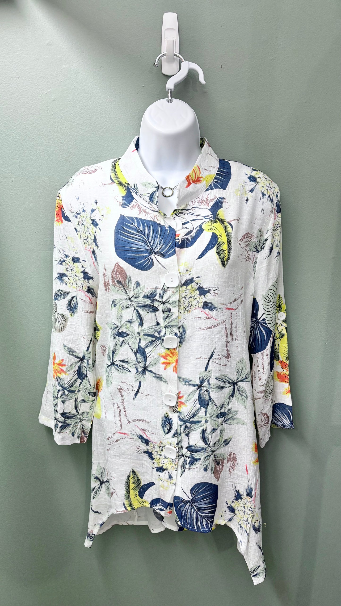 Kamana Floral Button Up Top