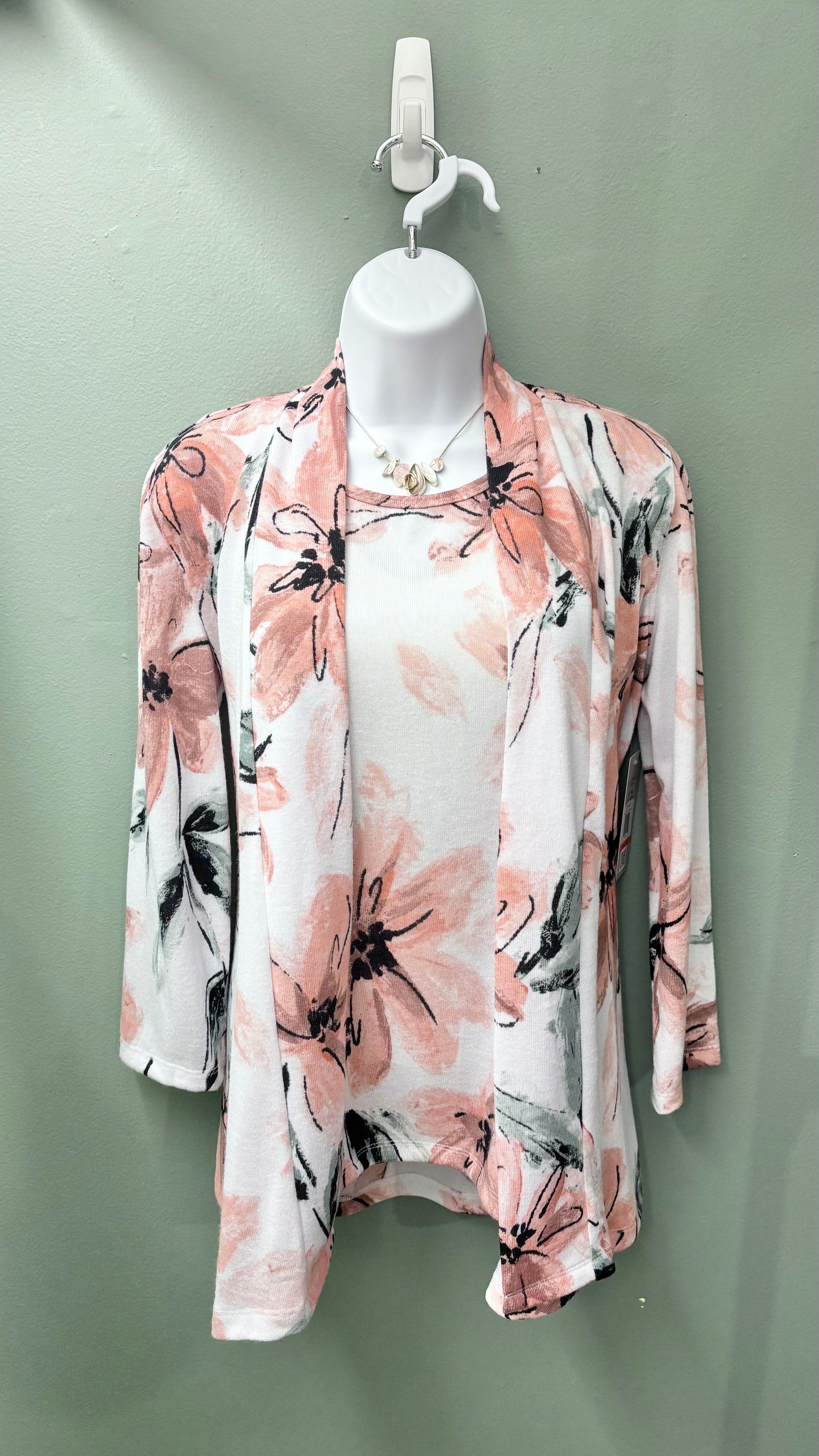 Multiples 2-Piece Tank and Sweater Top