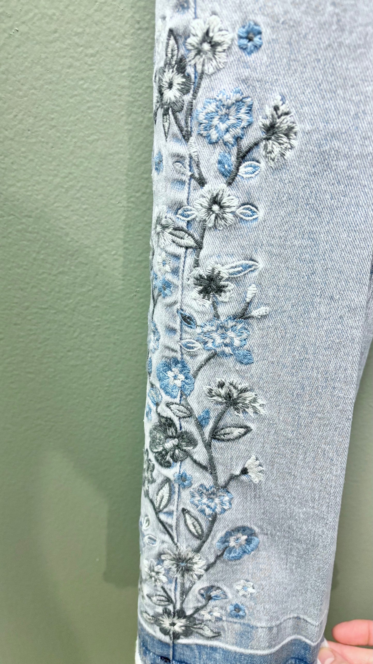 Multiples Embroidered Jeans