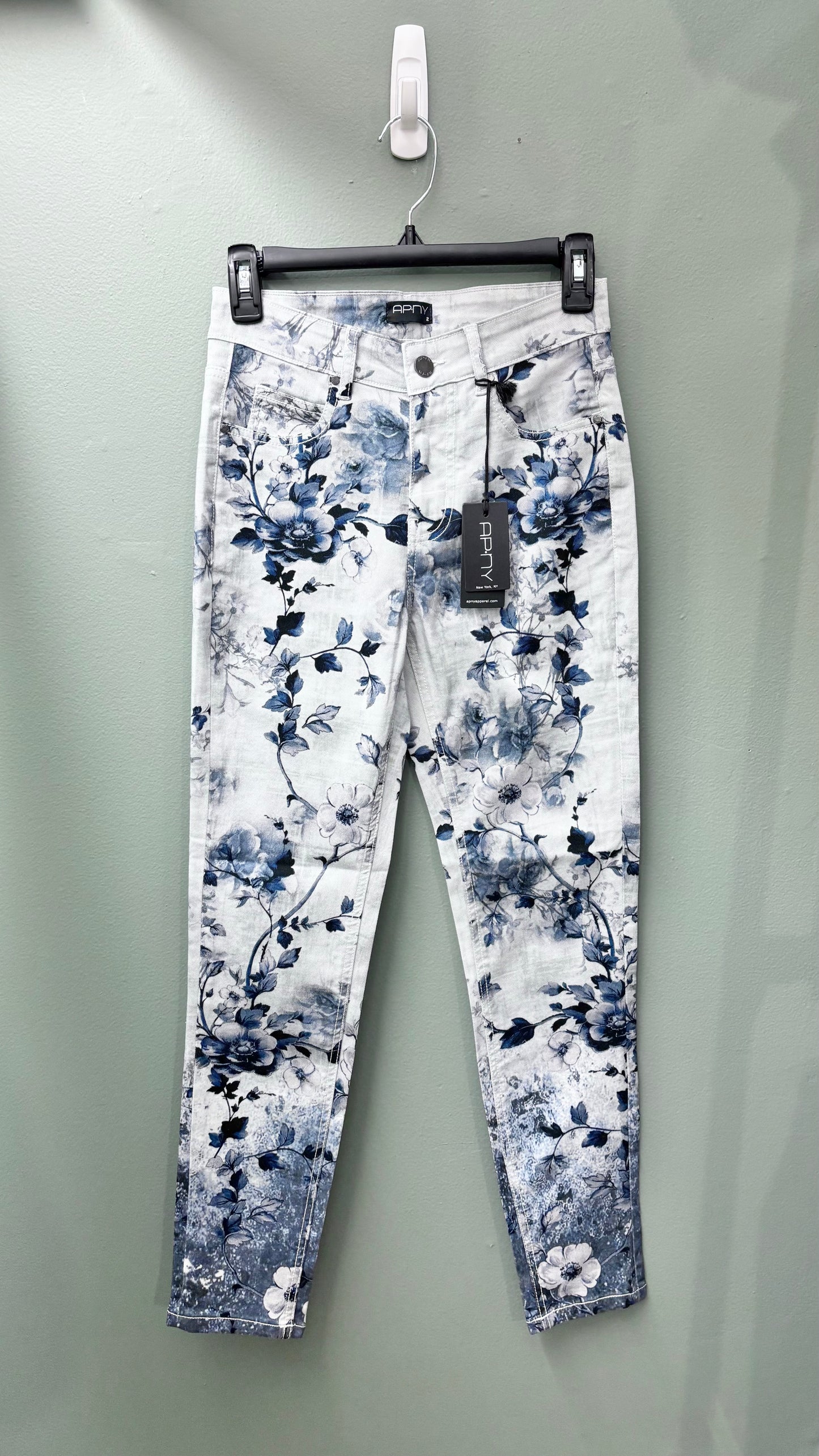 APNY Floral Print Skinny Jean