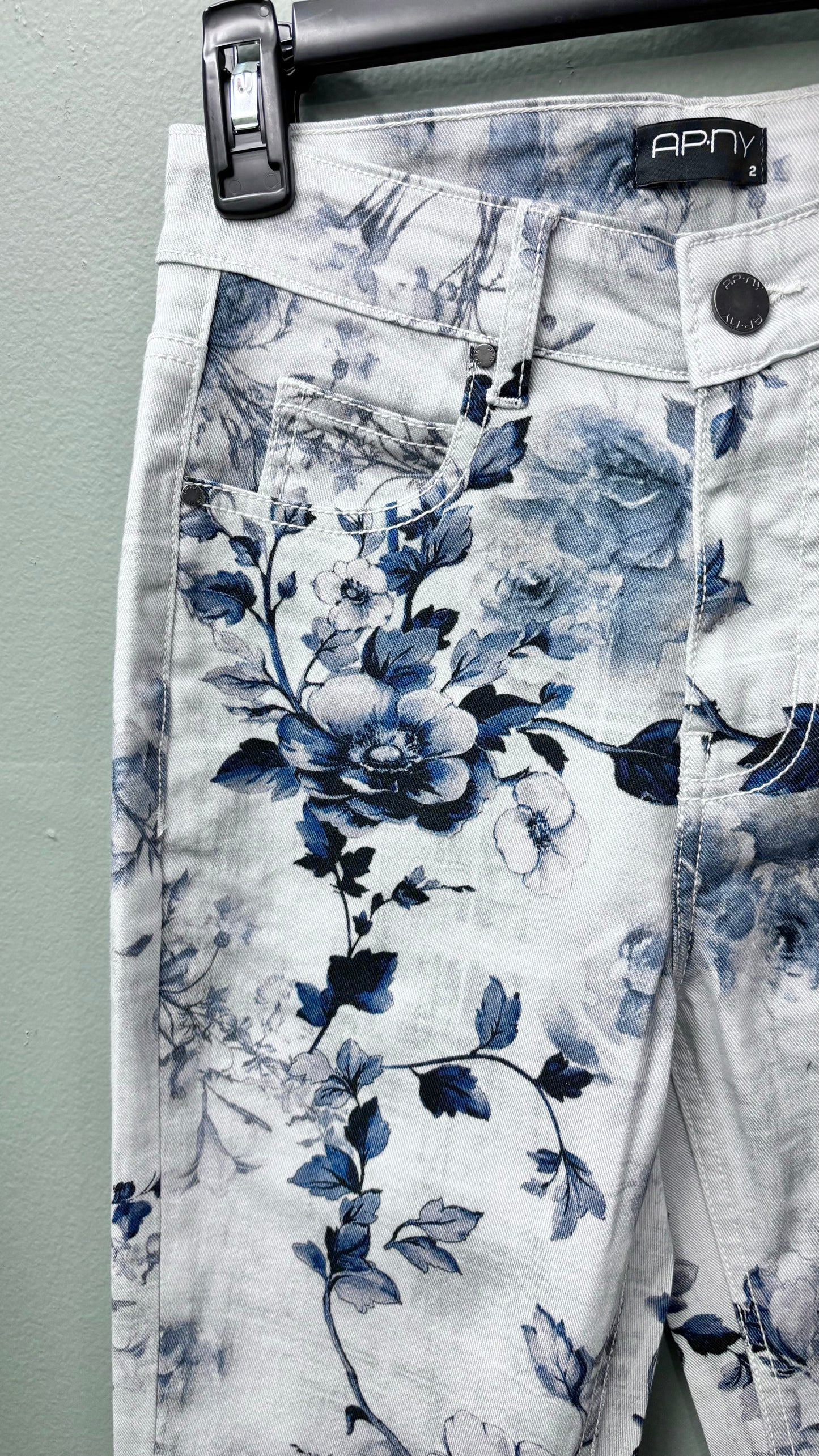 APNY Floral Print Skinny Jean