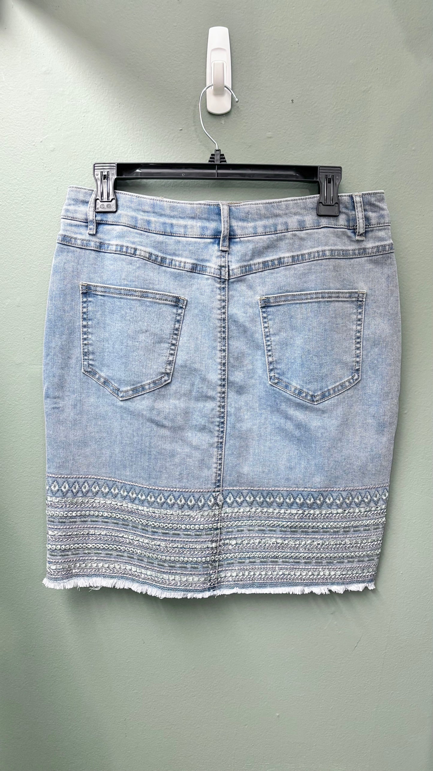 Charlie B Skirt (Skort) with Embroidered Hem