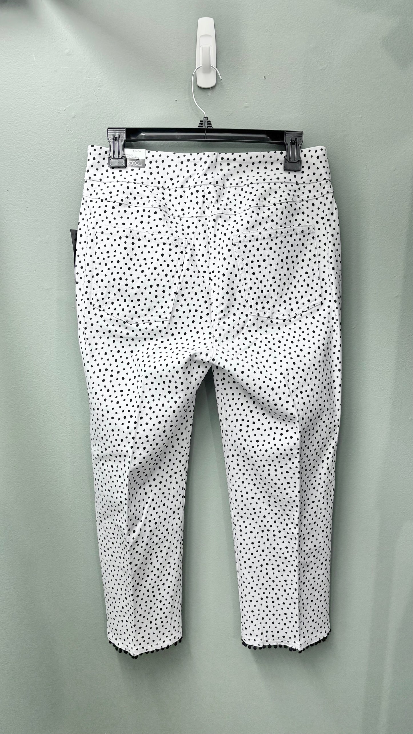 Multiples Slim-Sation Dotted Crop Pants