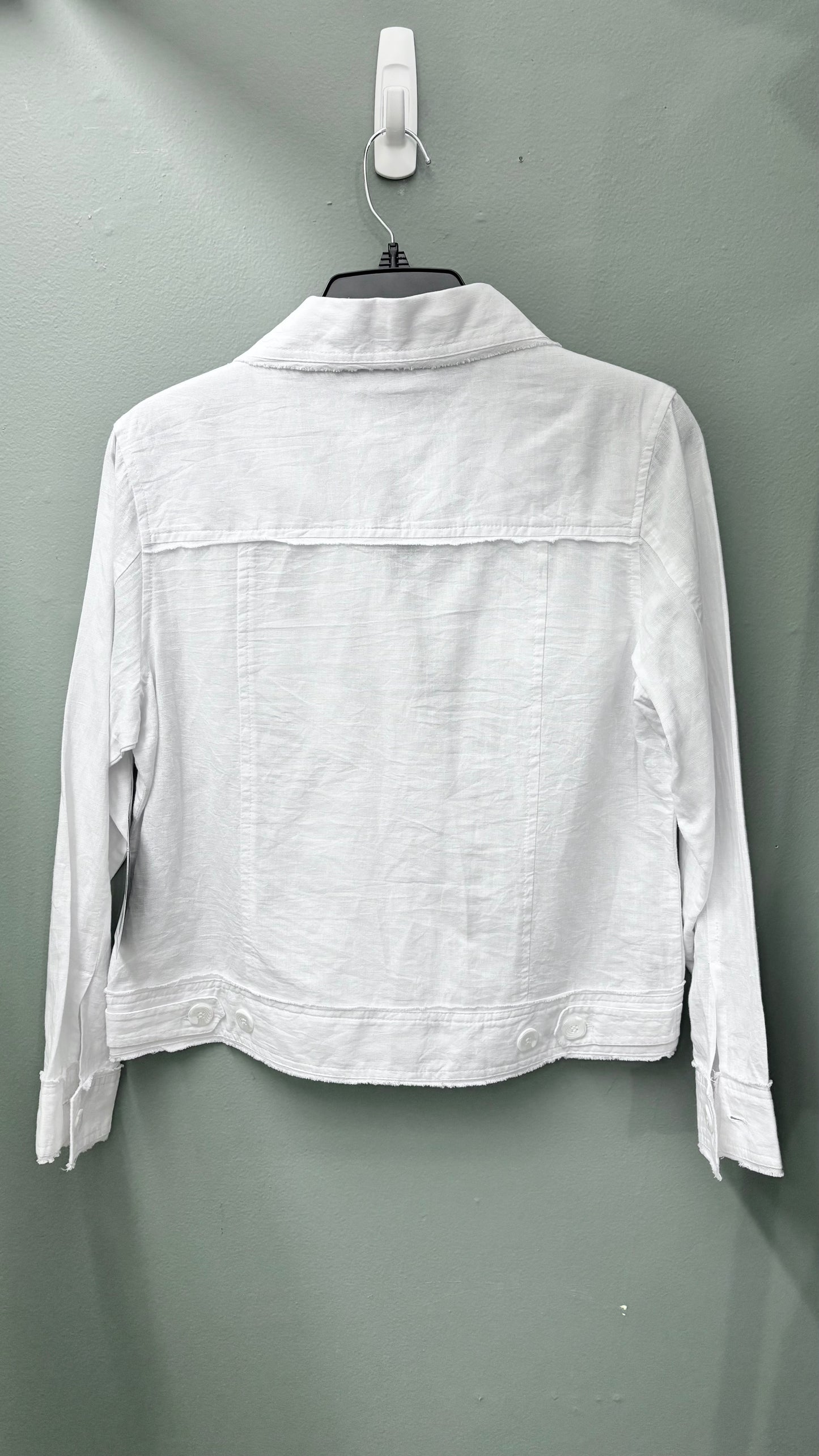 Tango Mango White Linen Jacket