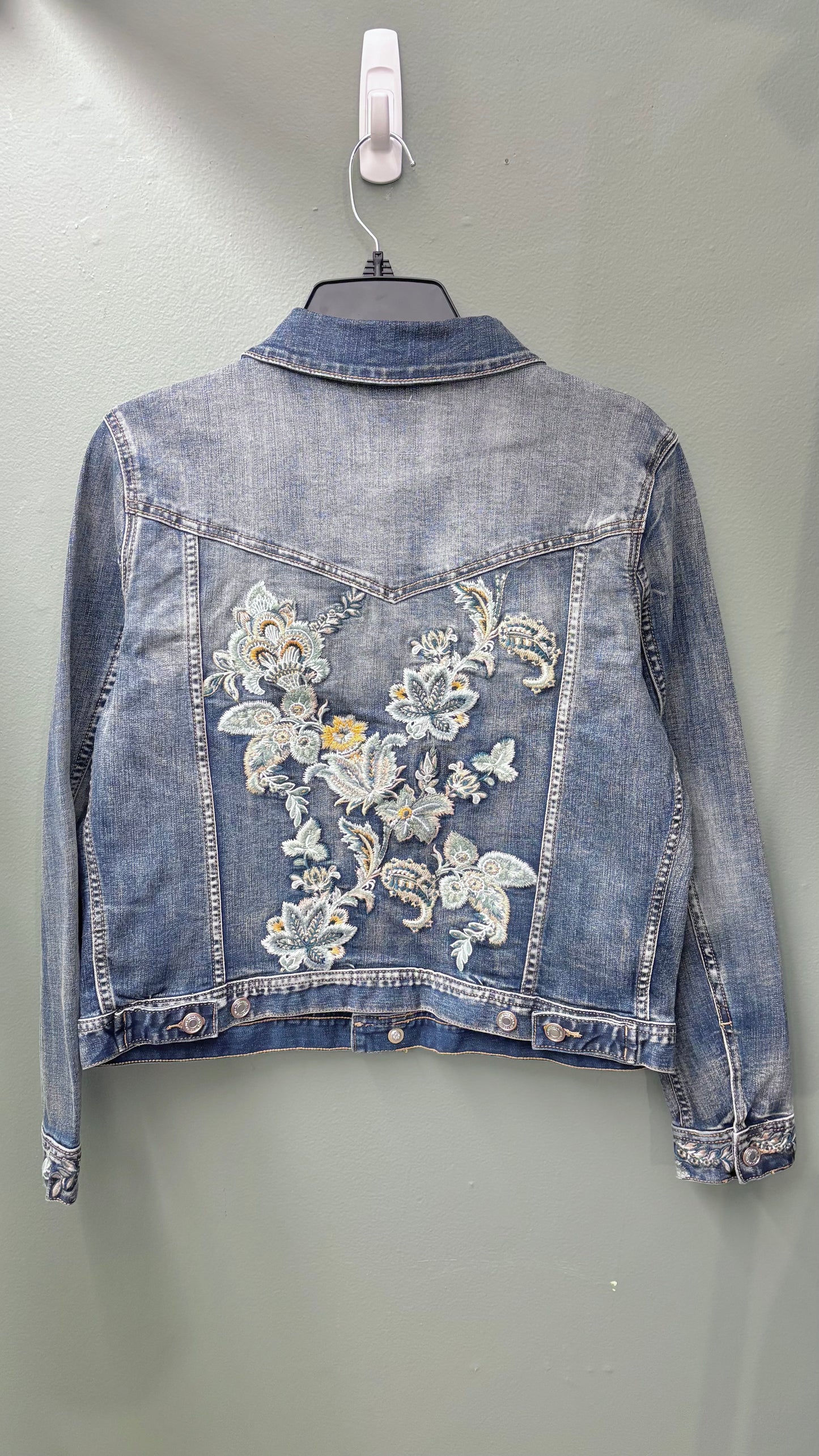 Grace Denim Embroidered Jacket
