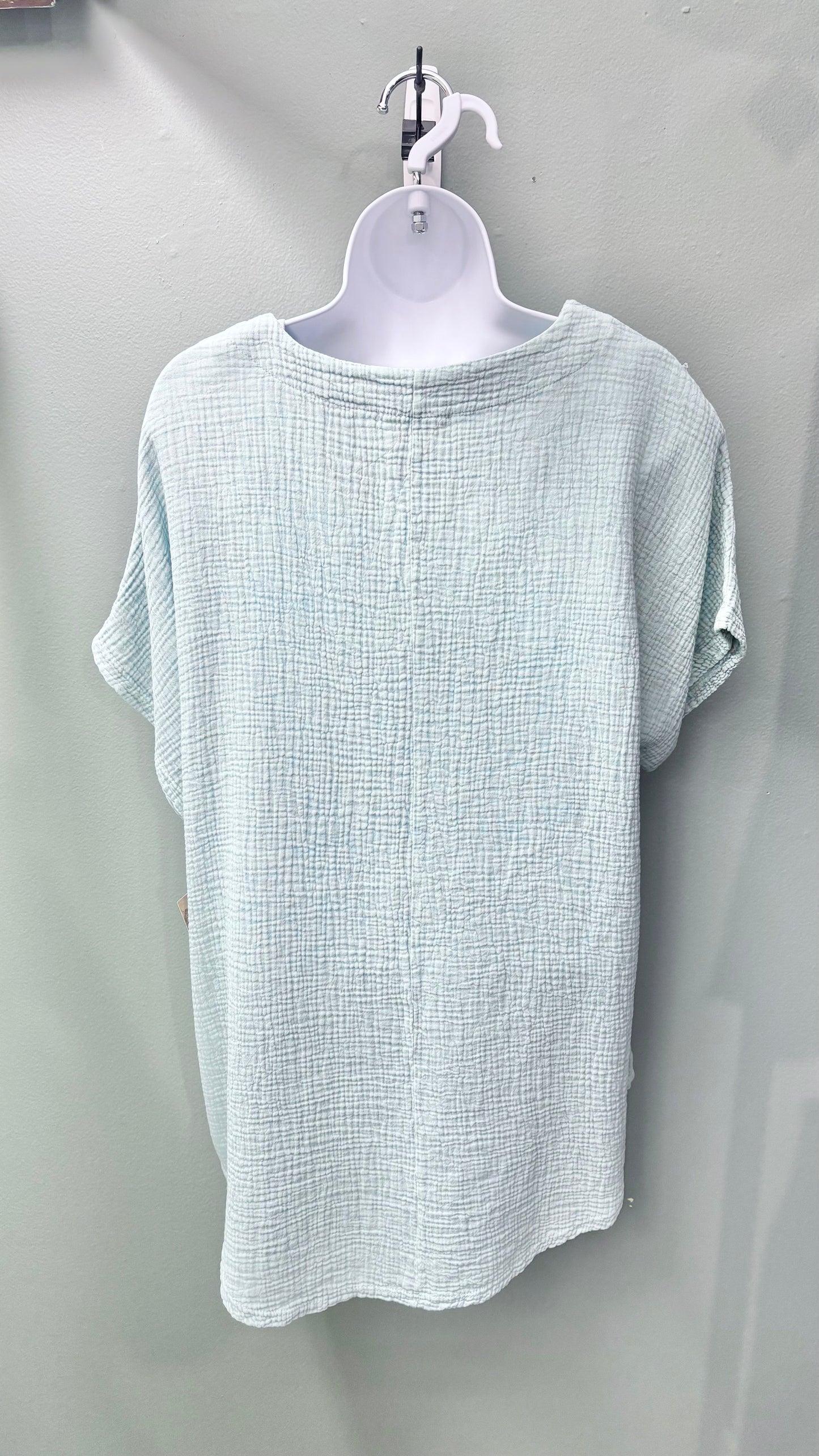 Jess & Jane Floral Gauze Top