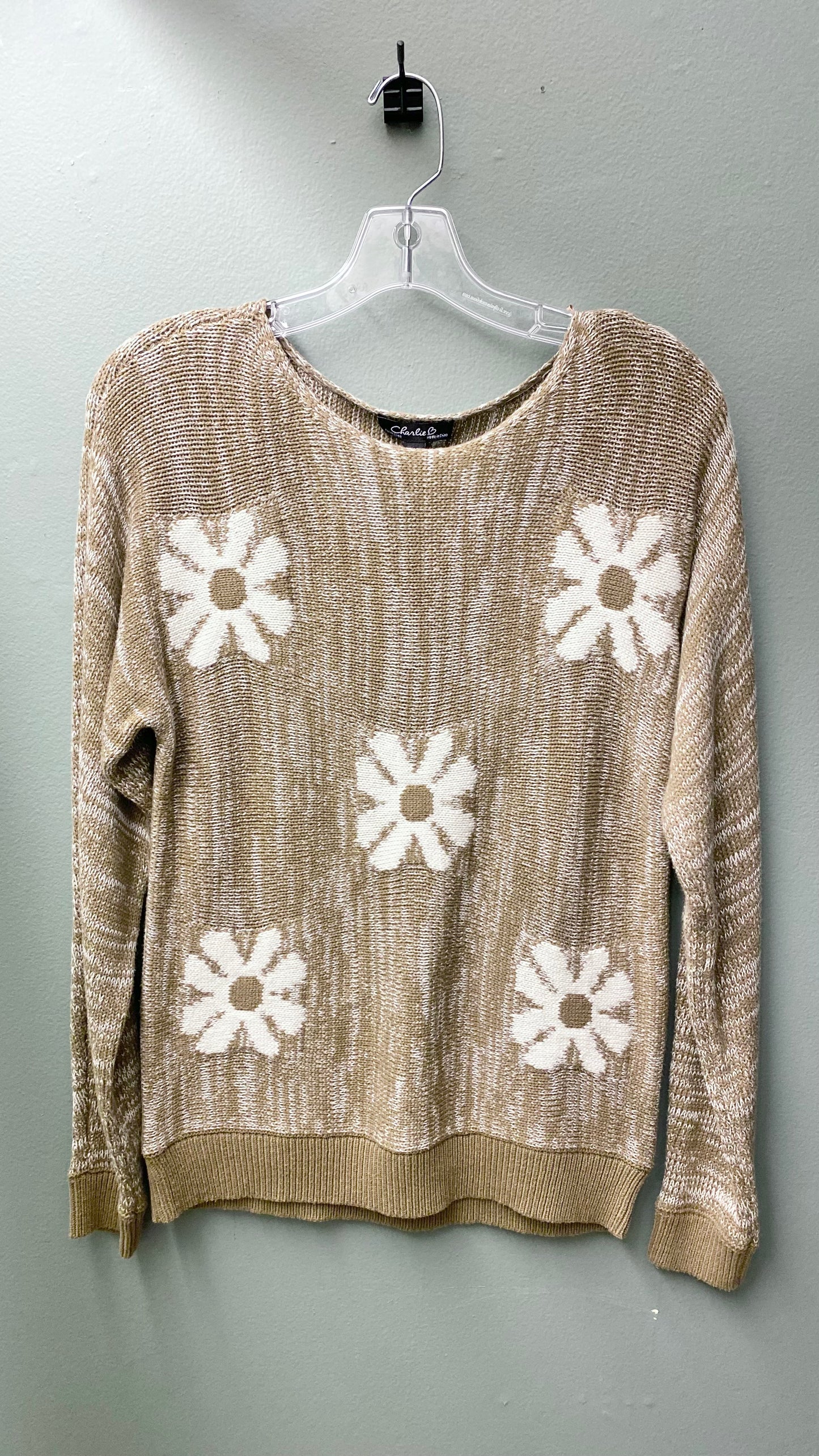 Clearance - S, L, XL - Charlie B Dolman Sleeve (Tan or Blue)