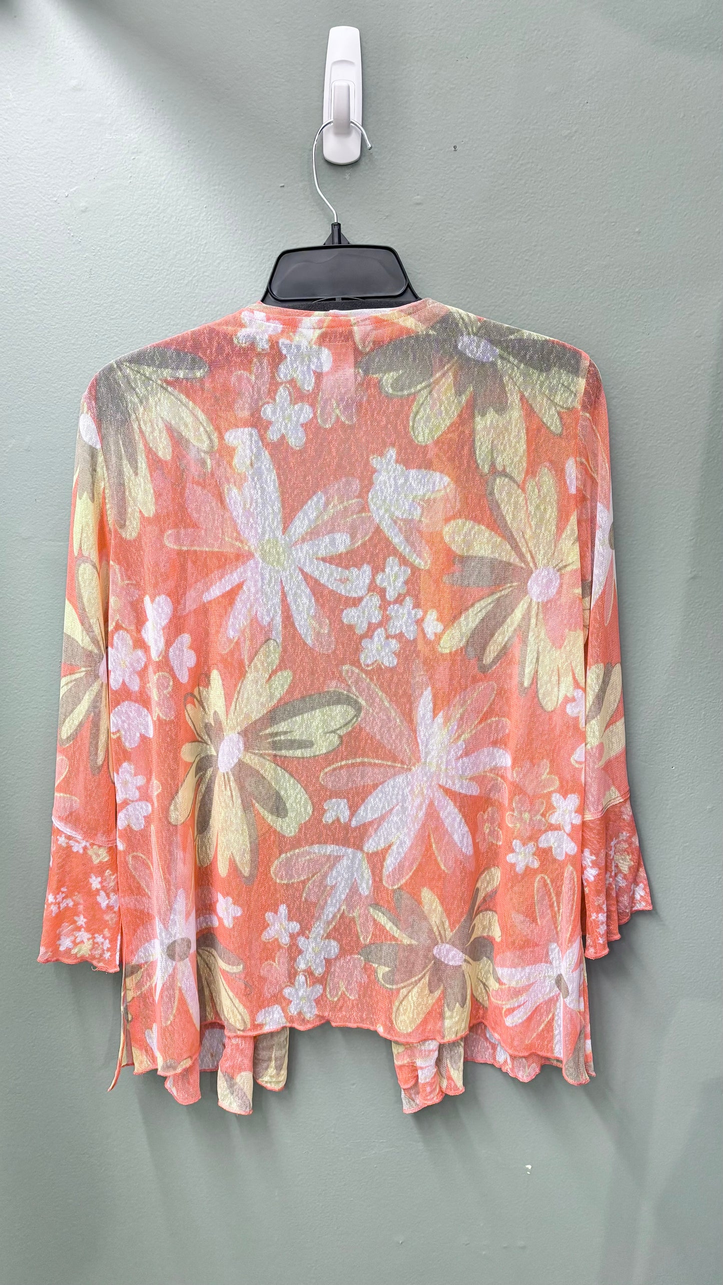 Multiples Tie-Front Shawl Top