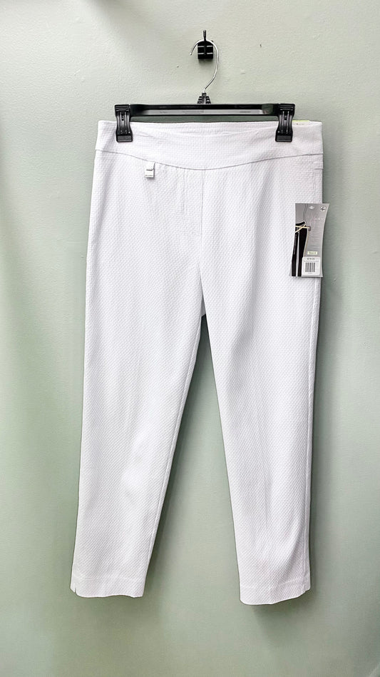 Multiples Slim-Sation White Crop Pants