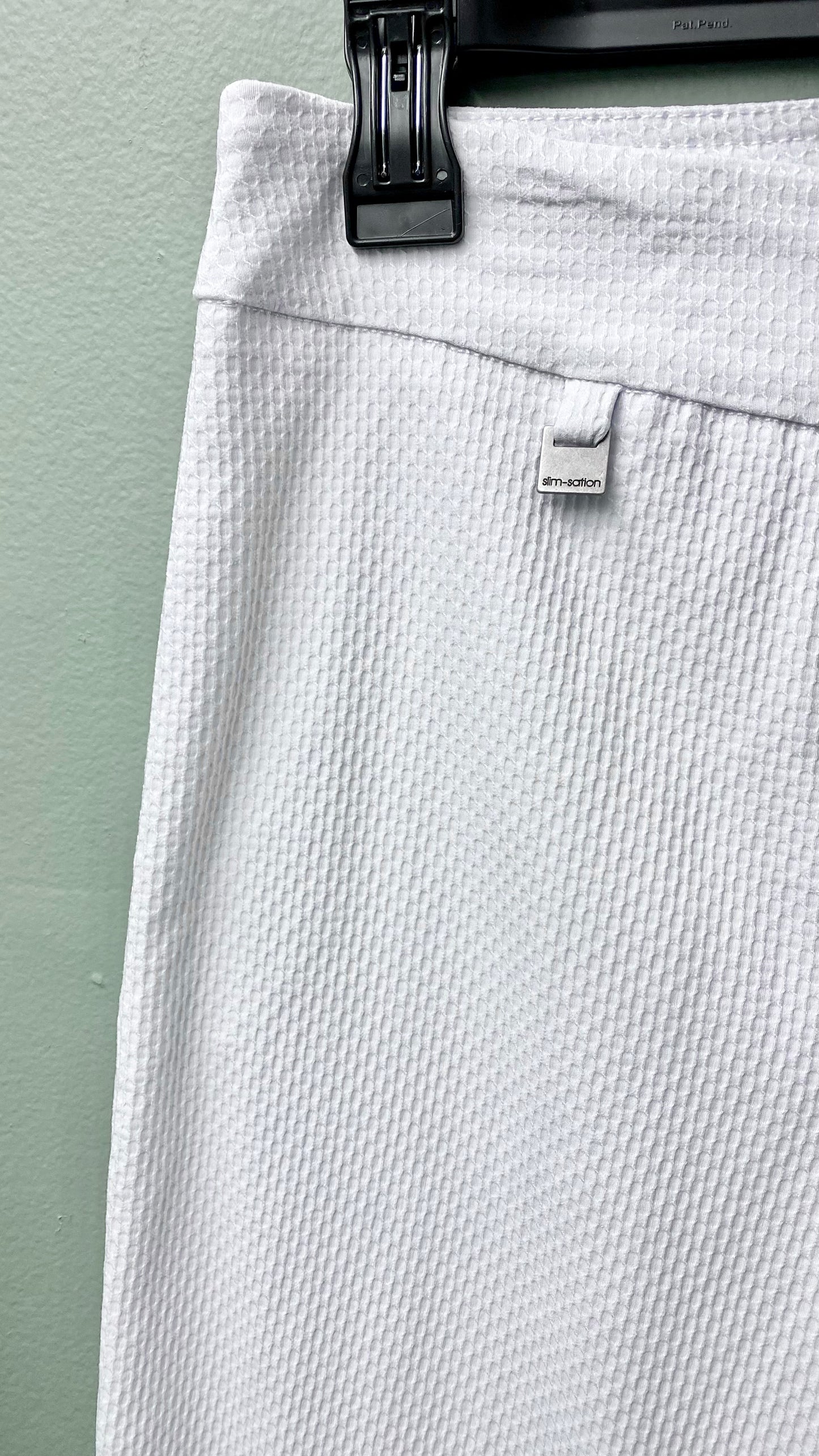 Multiples Slim-Sation White Crop Pants