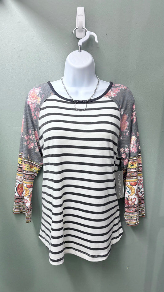 Multiples Lace Panel Top