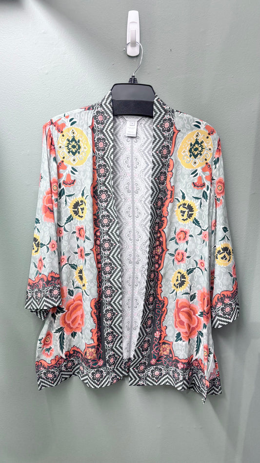 Multiples Patterned Kimono Top