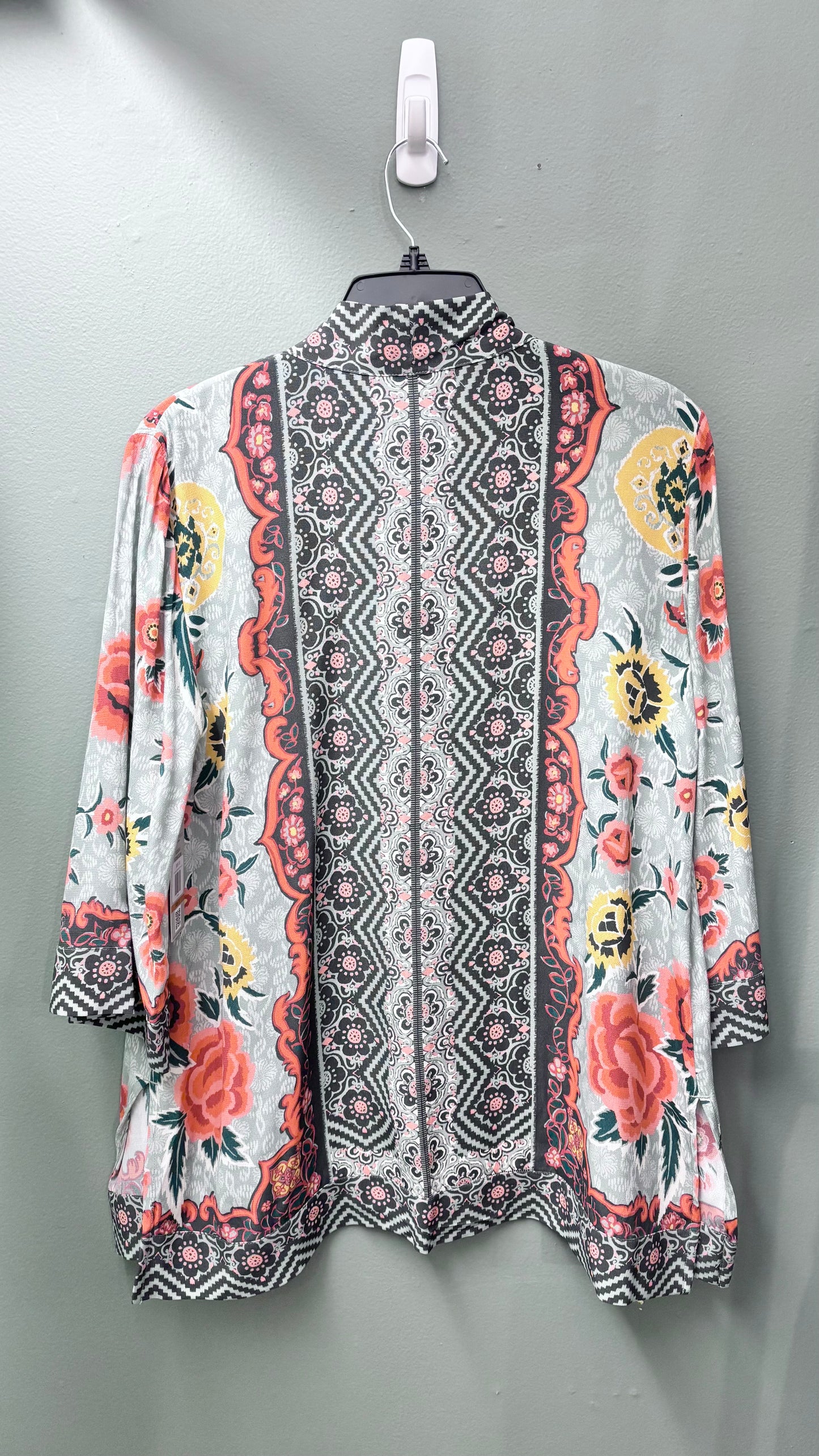 Multiples Patterned Kimono Top