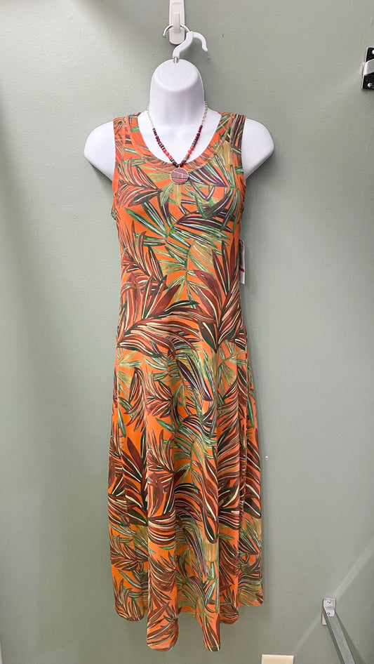 Karen Kane Tropical Leaf Dress