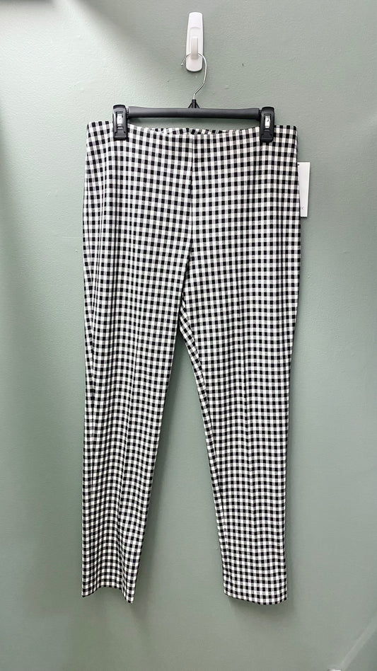 Karen Kane Black and White Checkered Pants