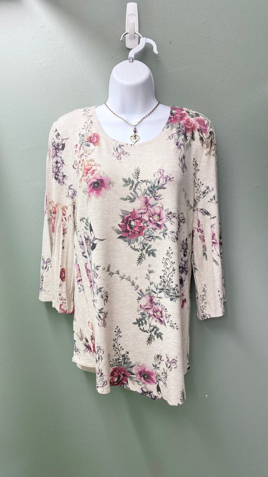 Origami Floral Top