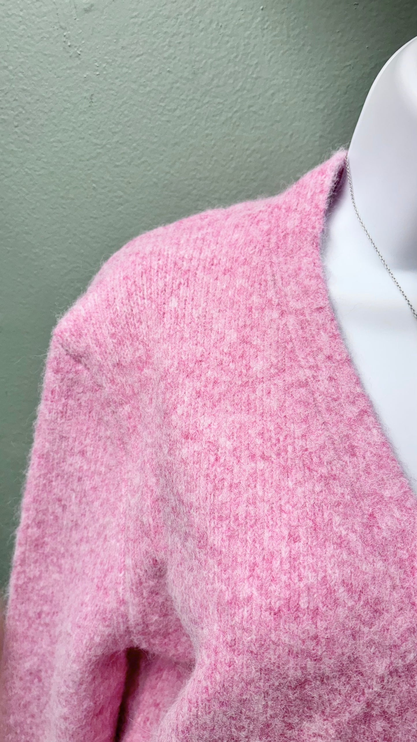 Karen Kane Pink Wrap Sweater