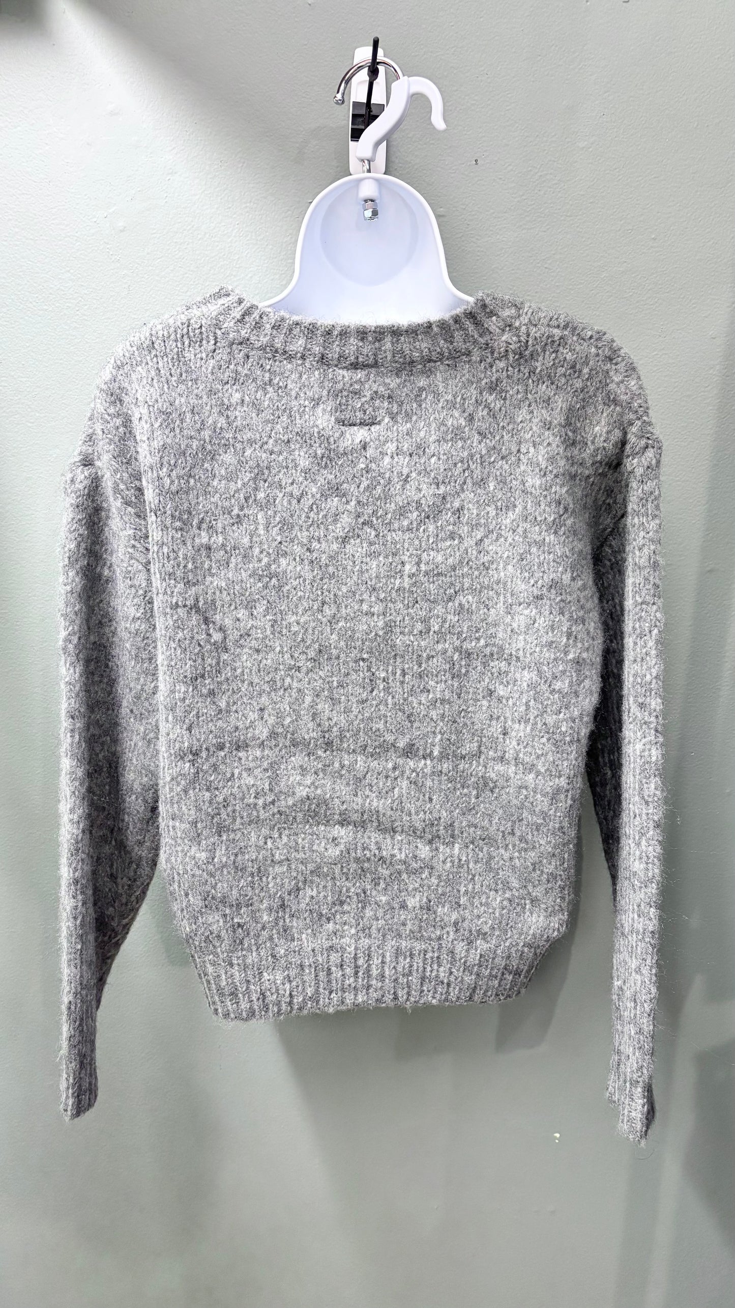 Rain + Rose Embroidered Flower Sweater