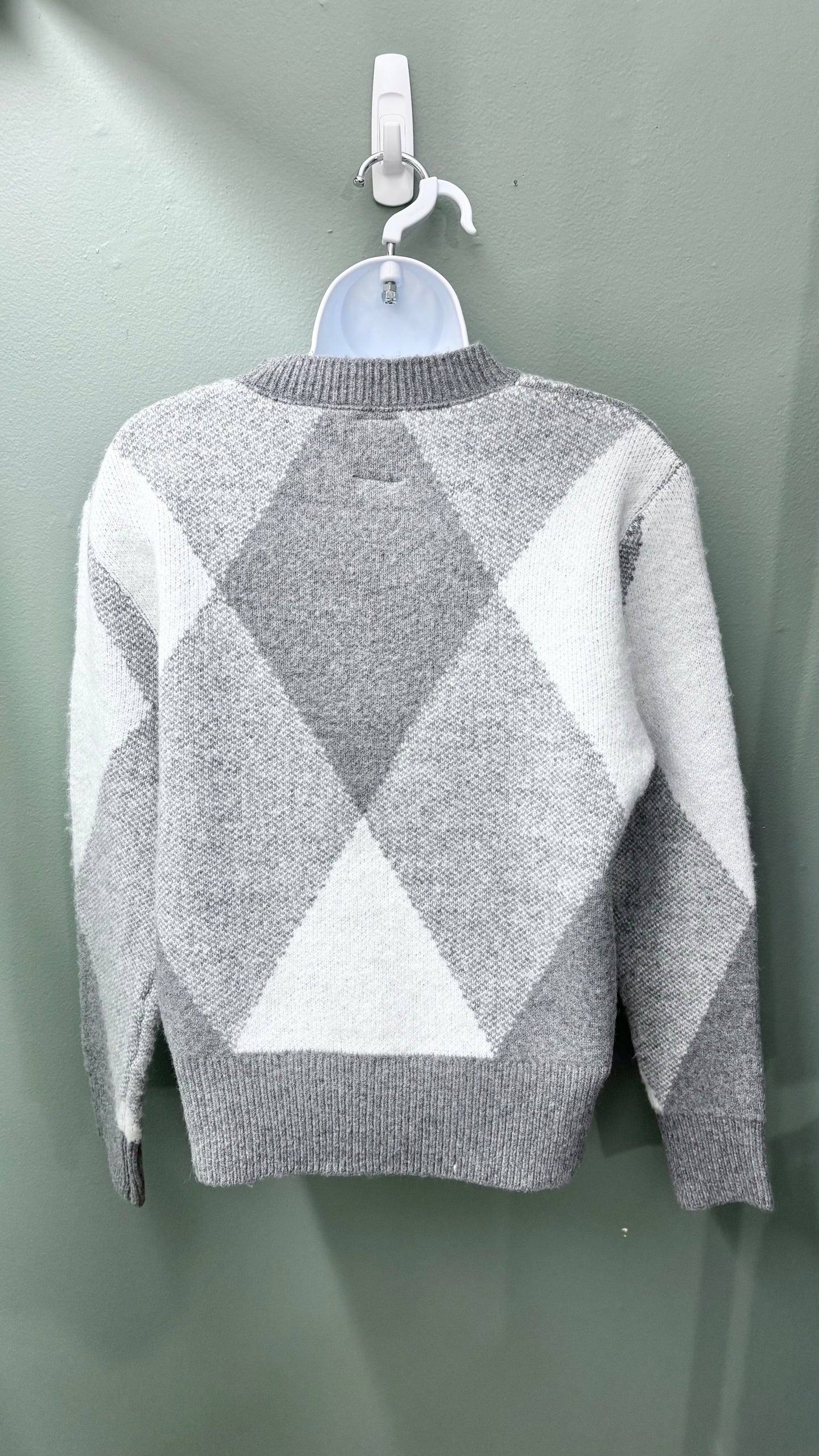 Rain + Rose Grey Studded Sweater