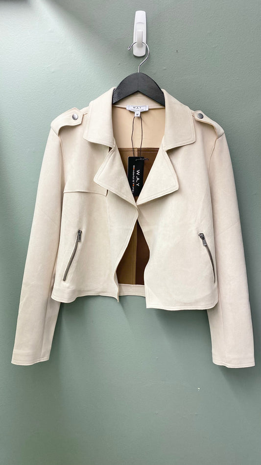 WAY Tan Suede Jacket