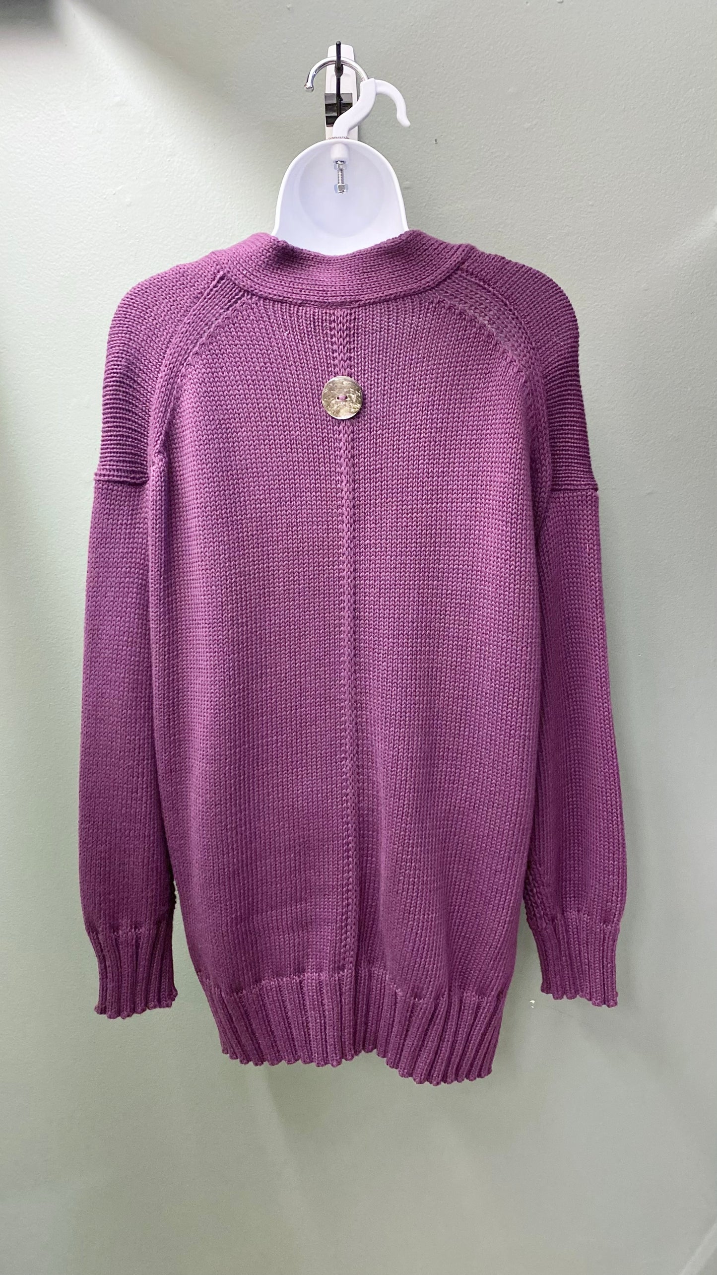 Shannon Passero Eggplant Cardigan Sweater