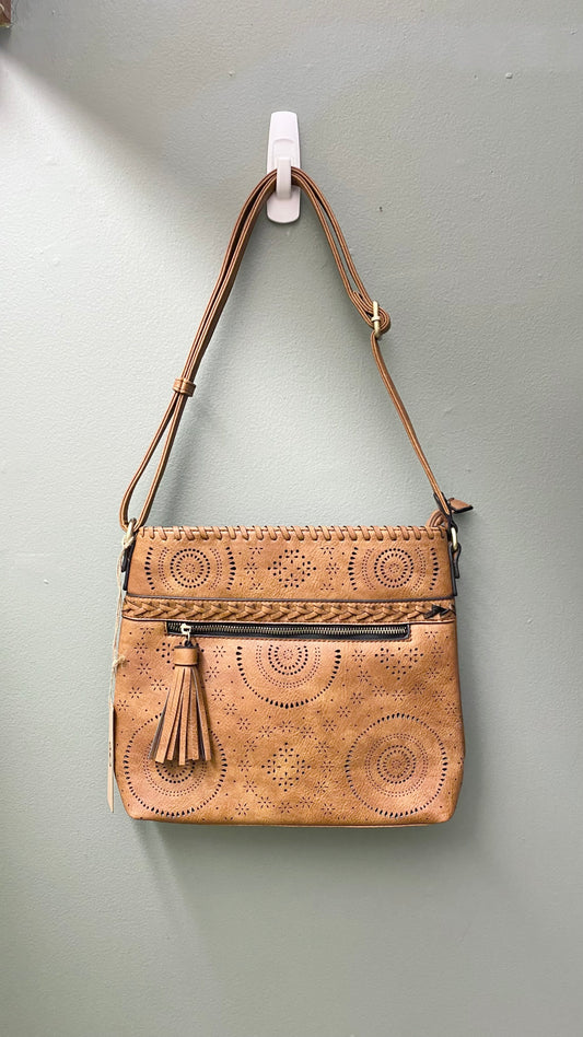 MC Cutout Faux Leather Crossbody Bag (3 colors)