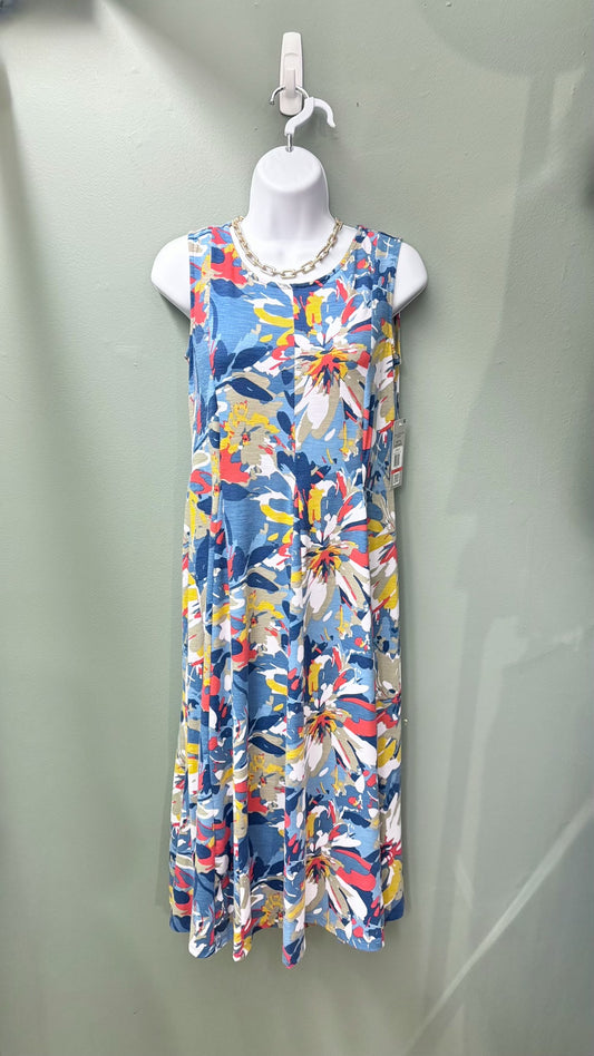 Multiples Scoop Neck Tank Dress
