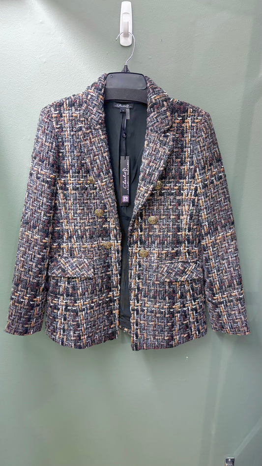 * Charlie B Tweed Blazer Jacket