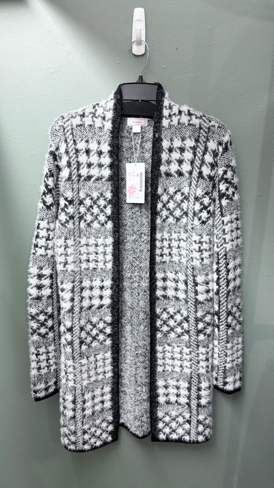 * Kamana Black Plaid Cardigan