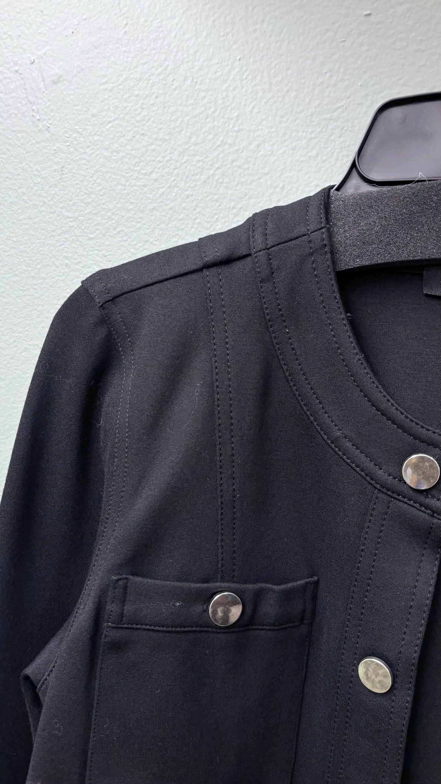 * APNY Collarless Black Jacket