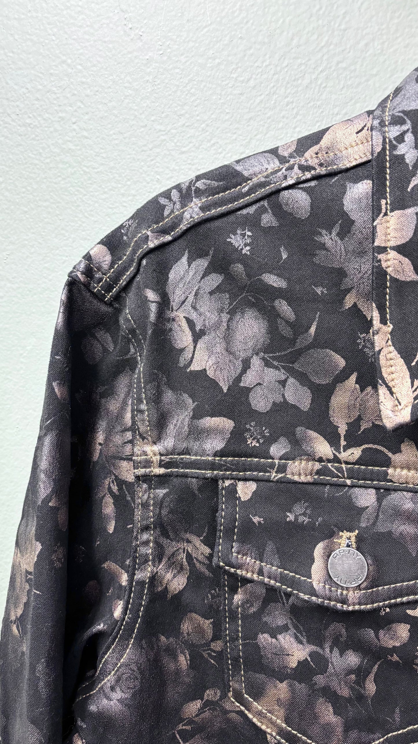 * APNY Metallic Denim Jacket
