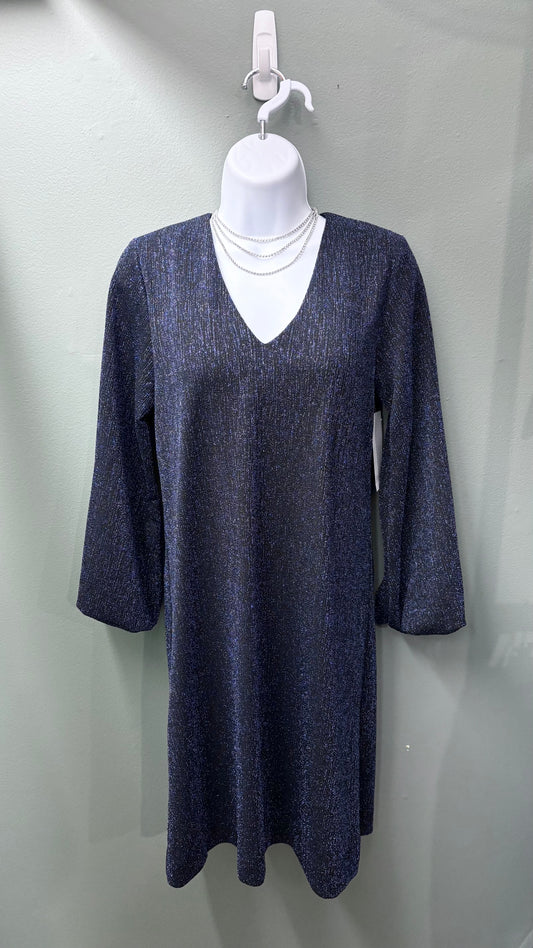 * Karen Kane Blouson Sleeve Shimmer Dress