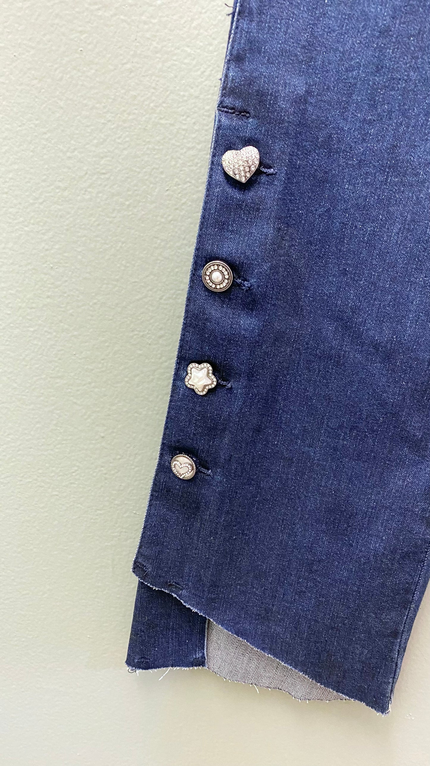 Charlie B Gem Button Jean