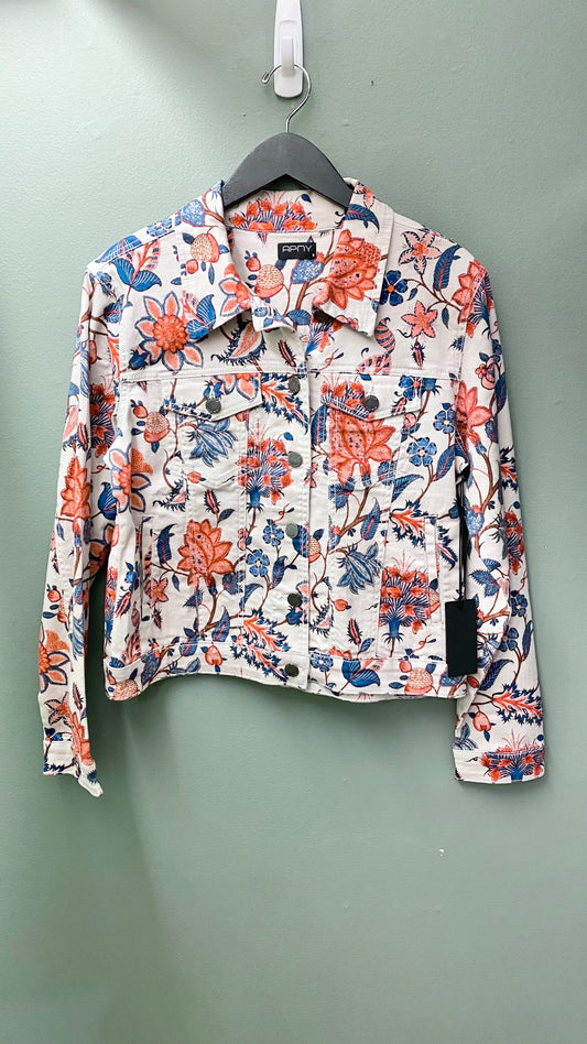APNY Printed Jean Jacket