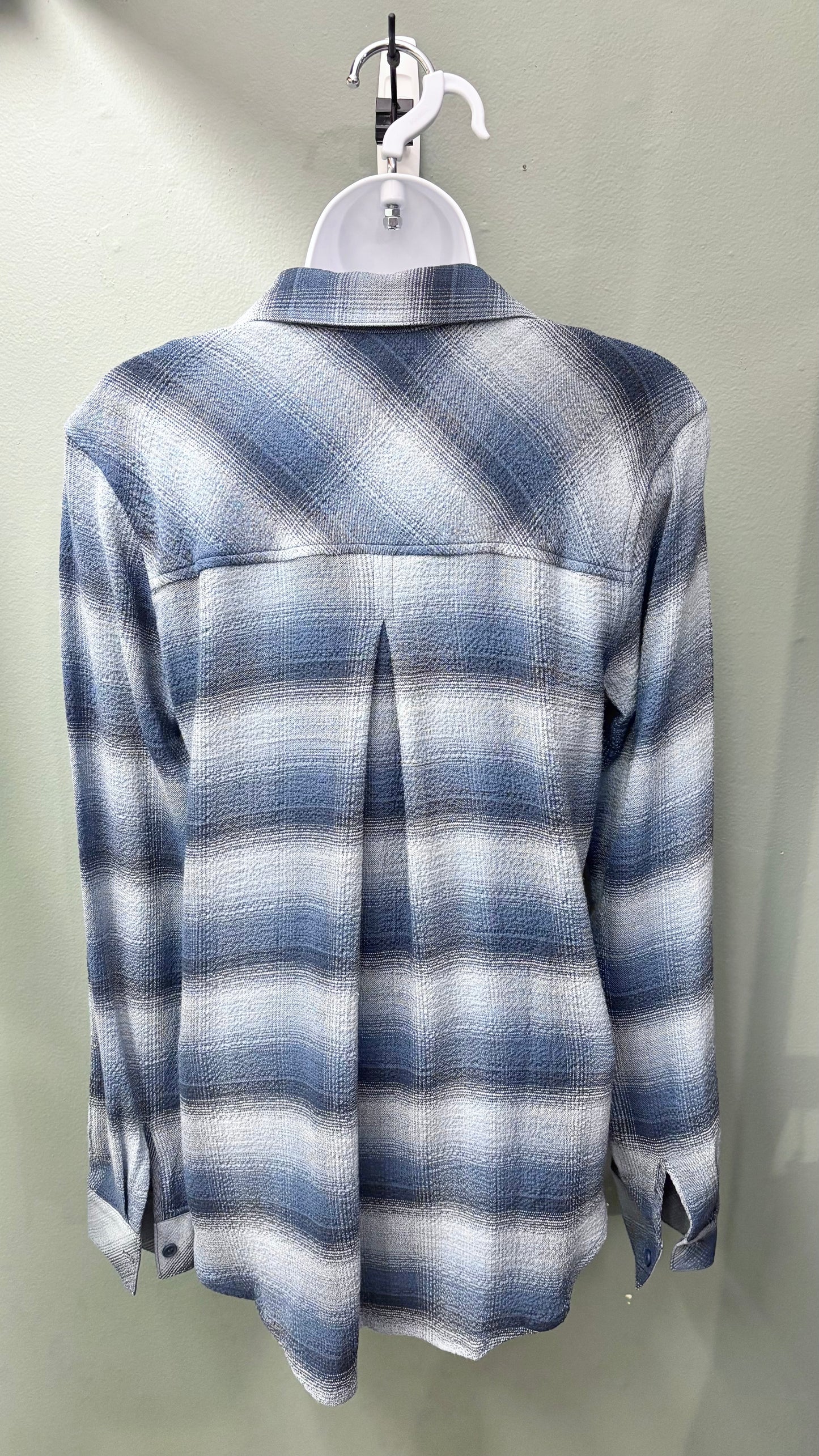 * Charlie B Plaid Buttoned Top