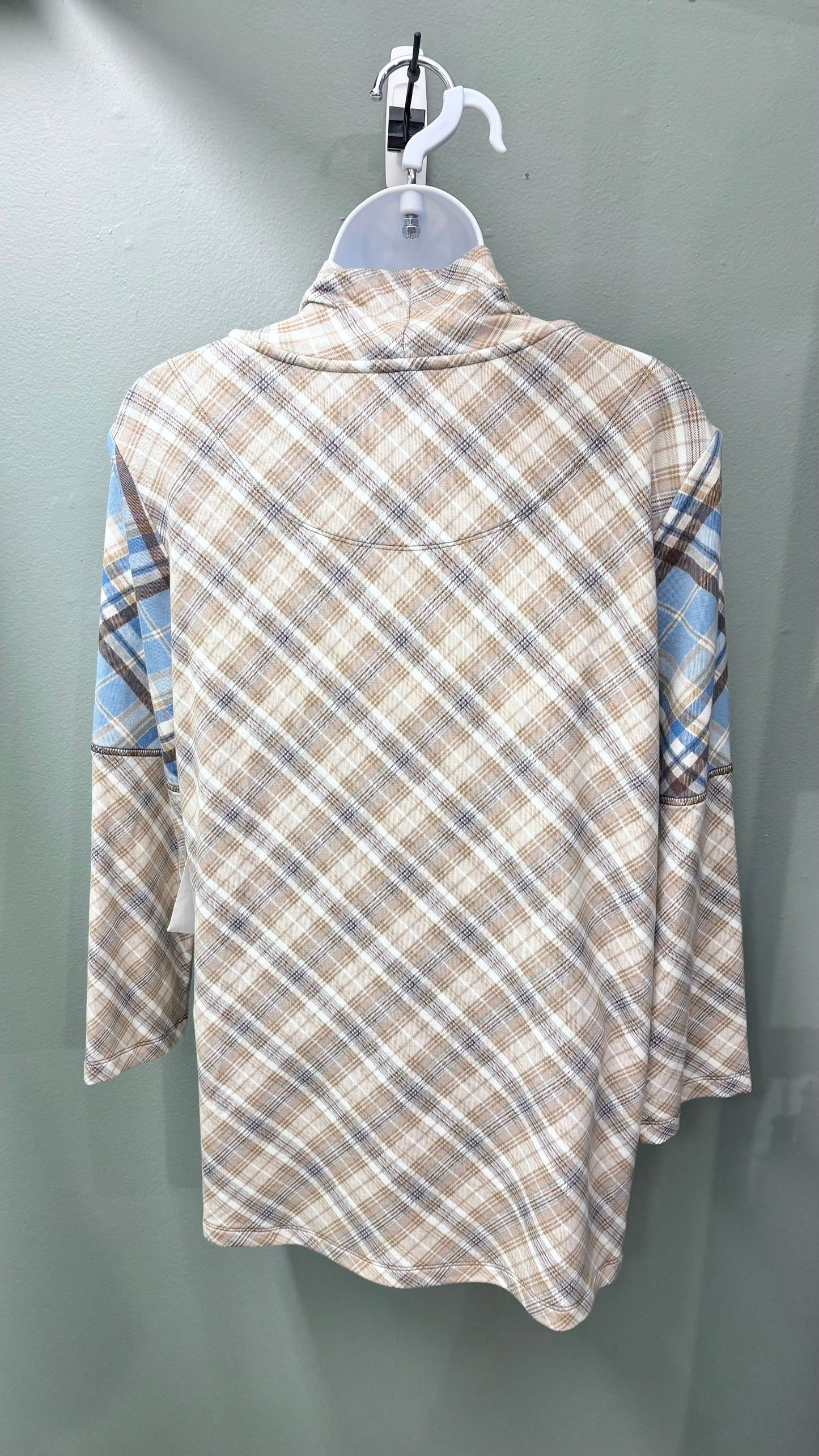 * Multiples Multi-Plaid Top