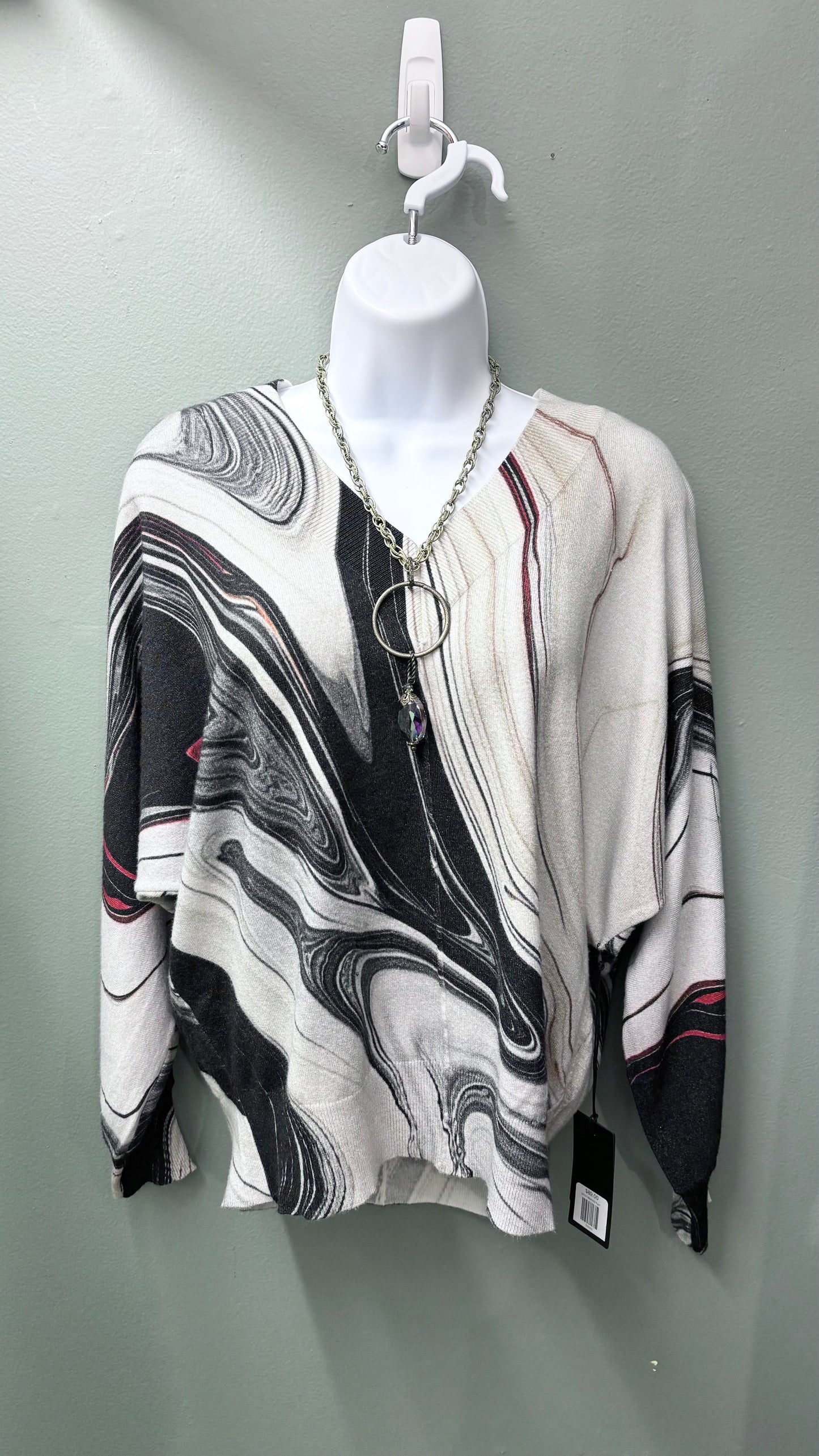 * APNY Marbled Agate Sweater Top