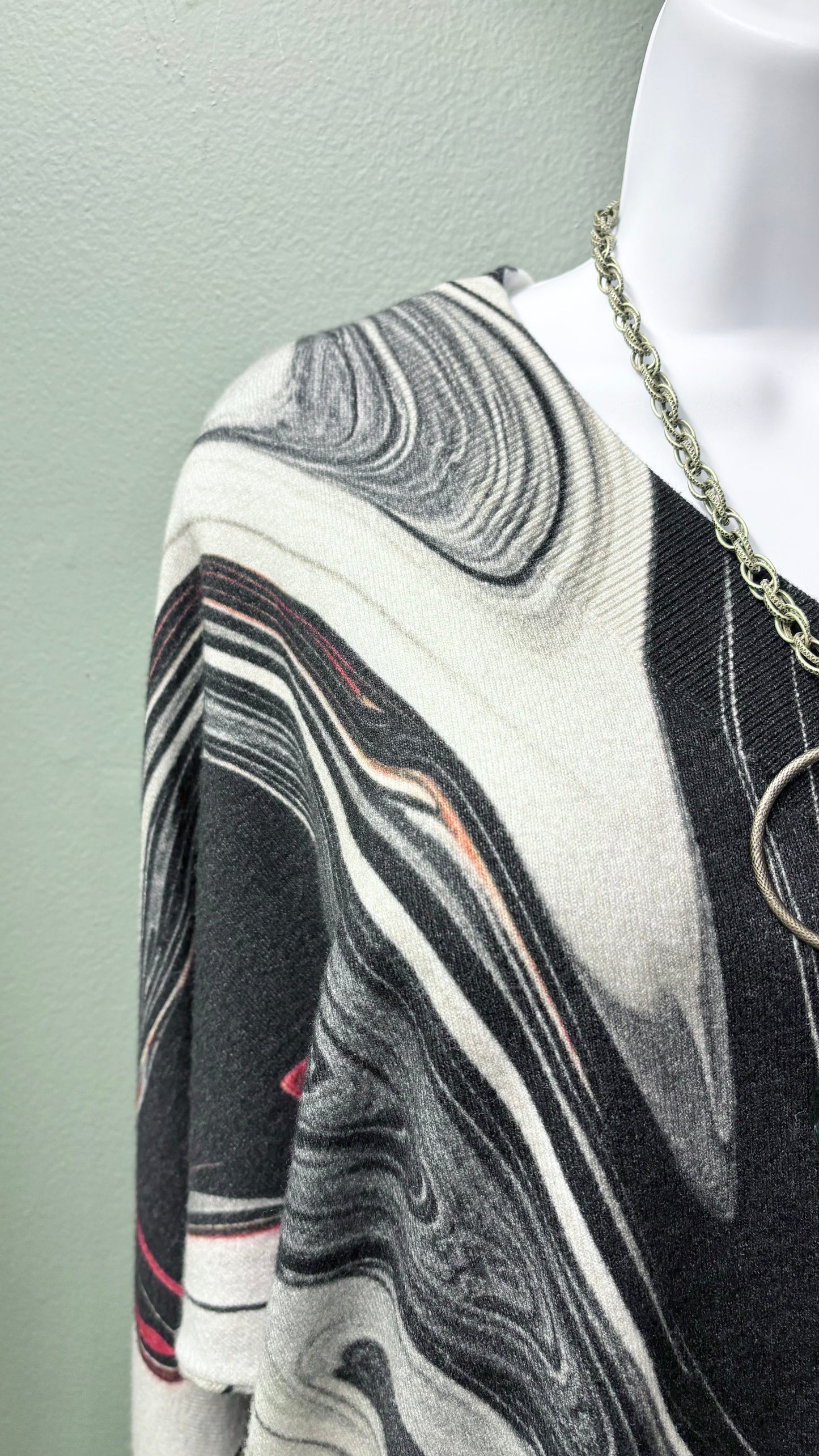 * APNY Marbled Agate Sweater Top