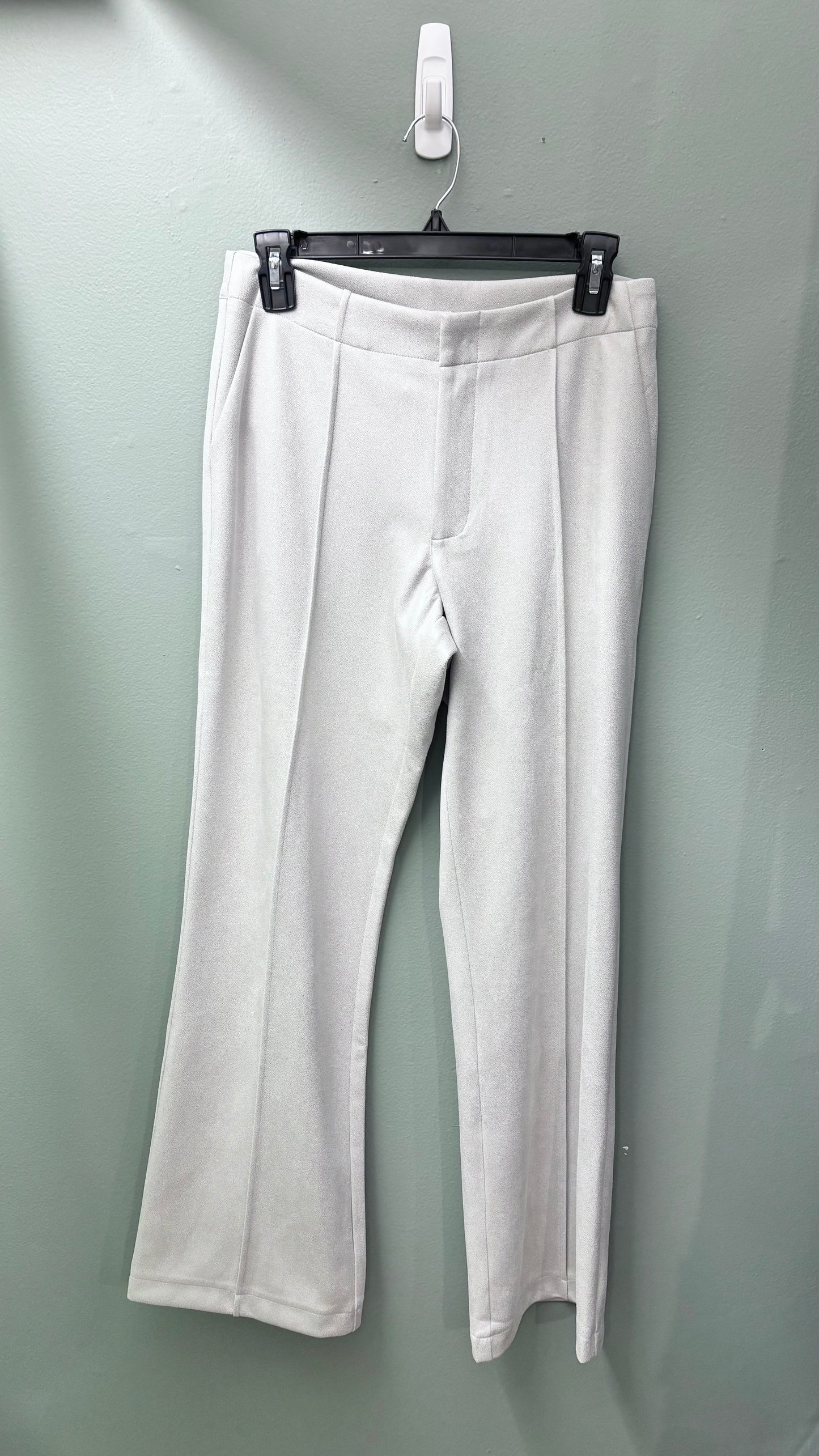 * APNY Champagne Faux Suede/Leather Pant