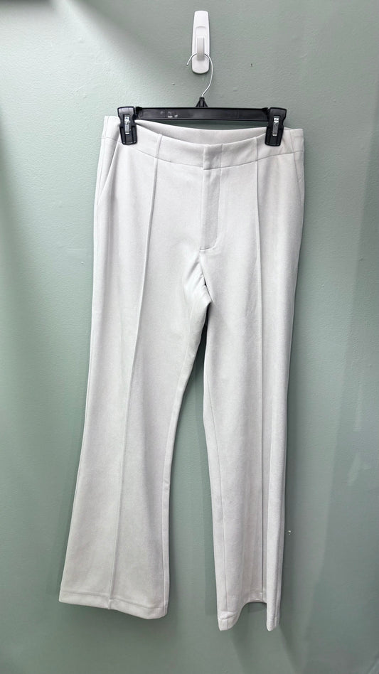 * APNY Champagne Faux Suede/Leather Pant
