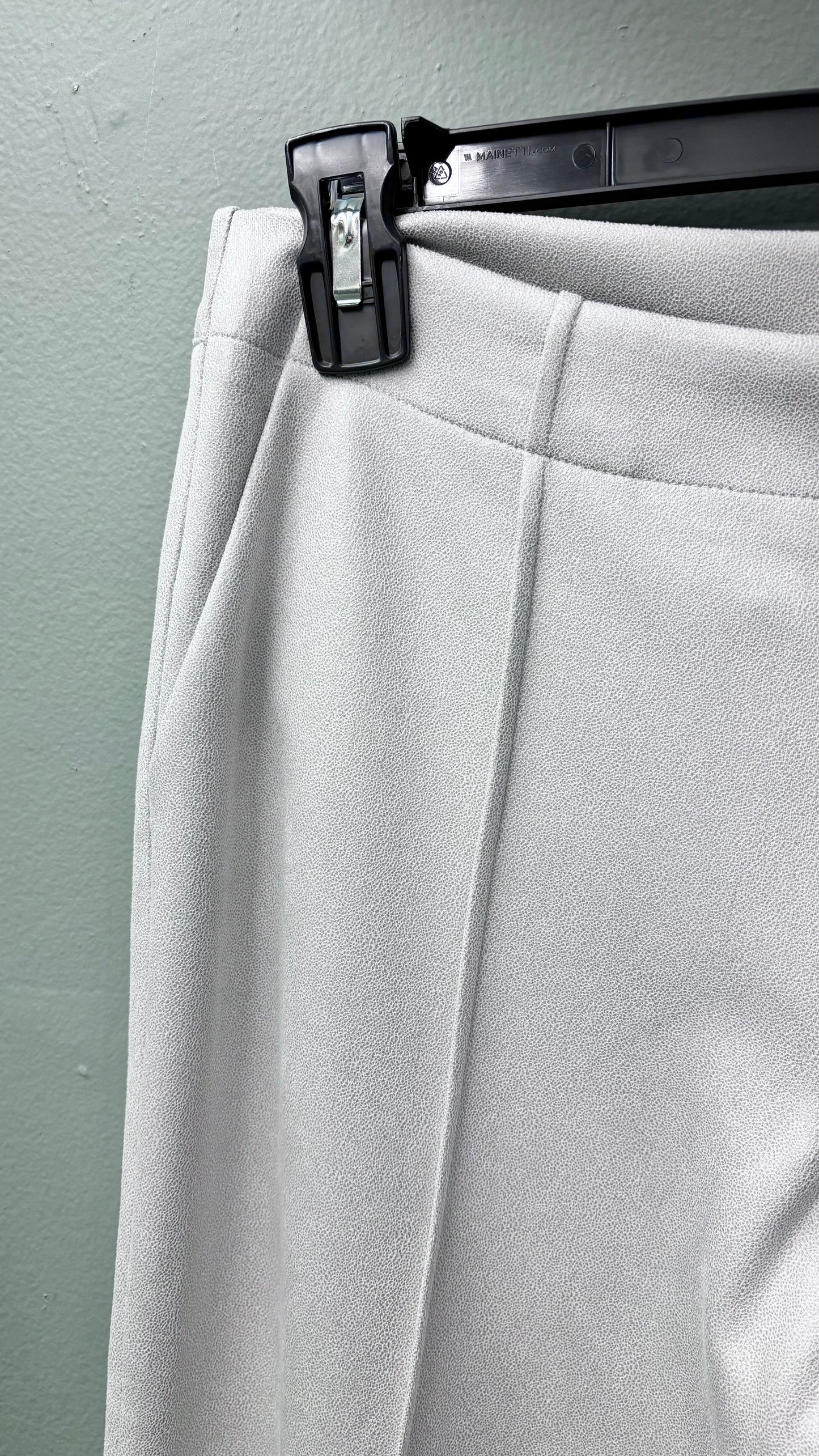 * APNY Champagne Faux Suede/Leather Pant