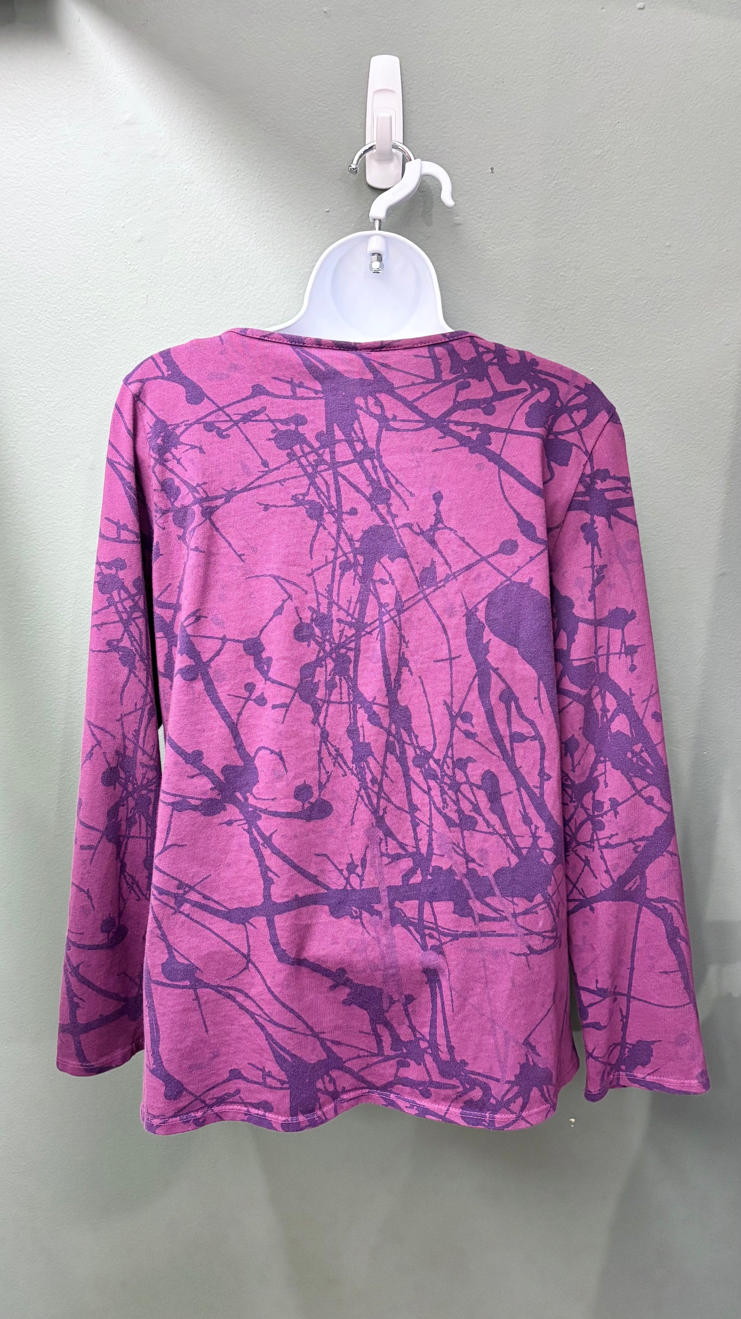 * Cotton Lani Wine Patterned Top