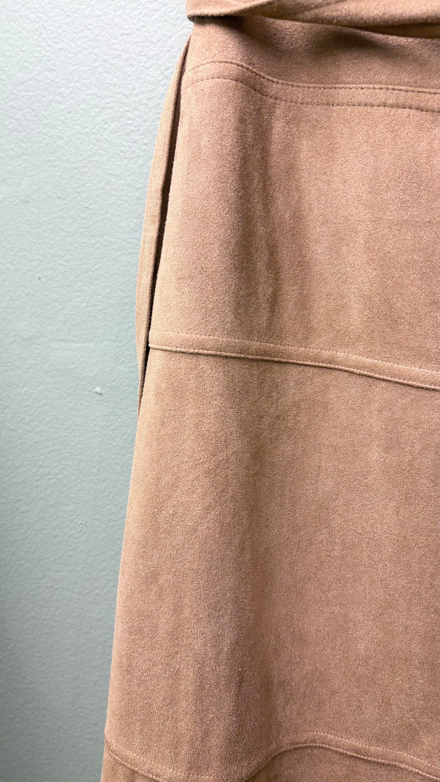 * APNY Vegan Suede Skirt