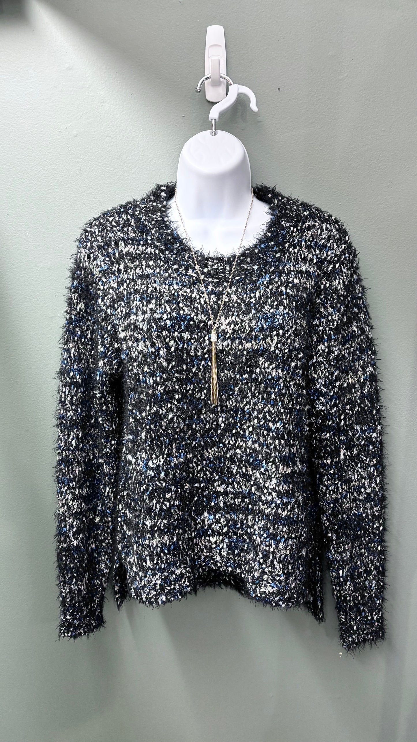 * Kamana Fuzzy Knit Multi-Color Top