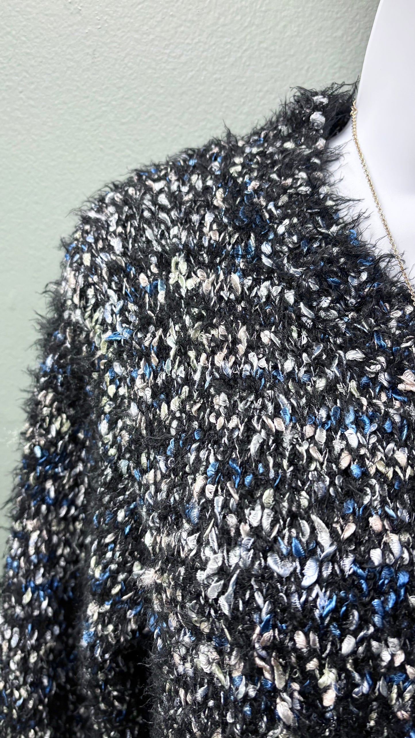 * Kamana Fuzzy Knit Multi-Color Top
