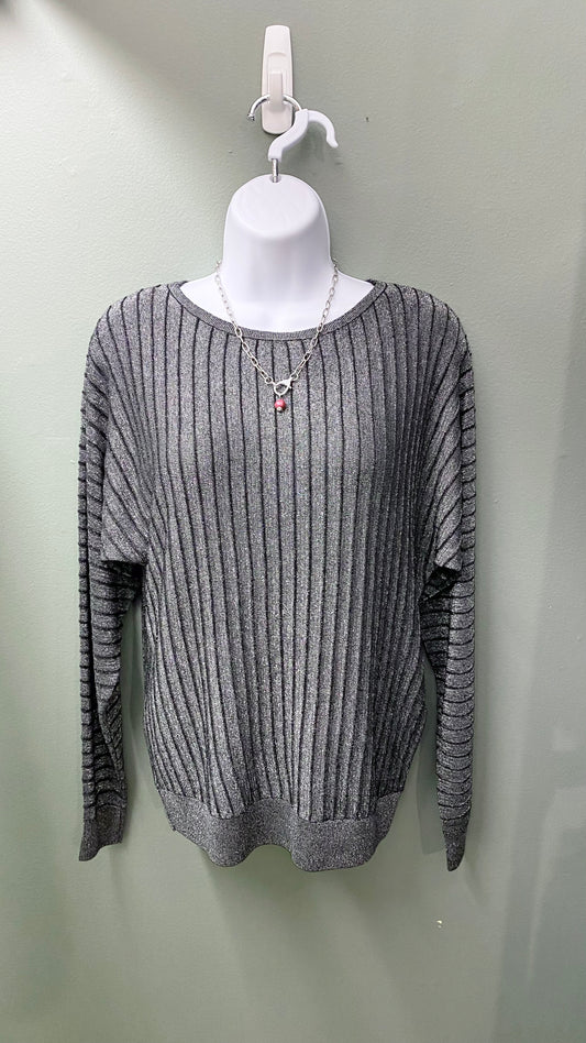 Soya Concept Metallic Knit Top