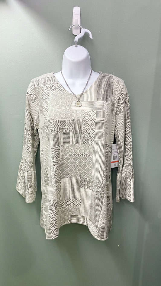 Multiples Flounce Sleeve Top
