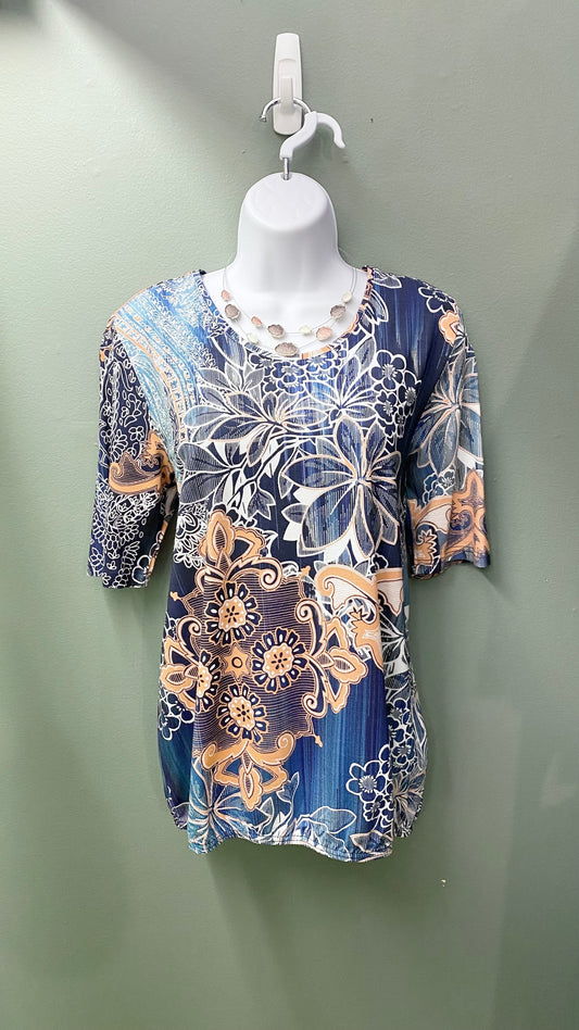 Sunday Paisley Patterned Top