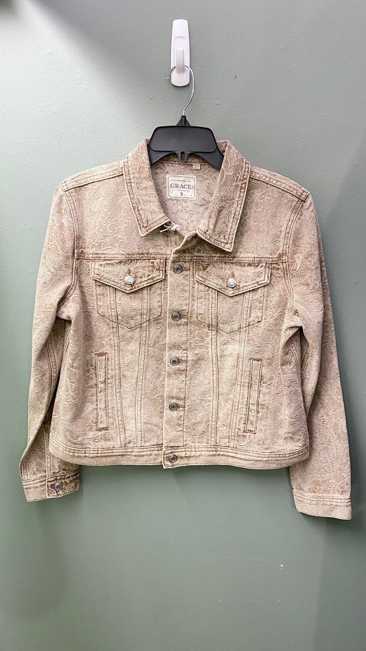 Grace Print Jean Jacket