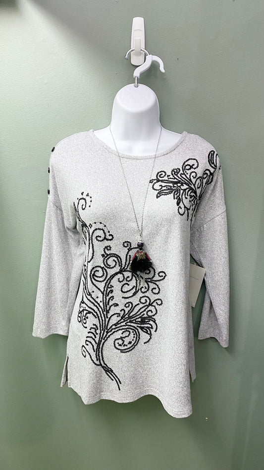 Multiples Embellished Top
